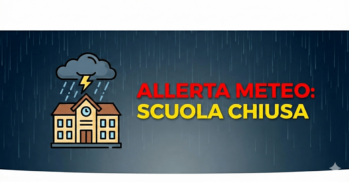 Chiusura scuola per allerta meteo